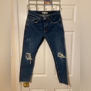 *SOLD* Zara Man Blue Skinny Jeans (31)